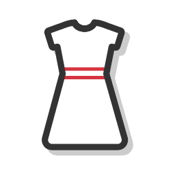 Dress Icon, dress,women's wear,clothing