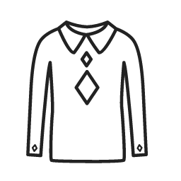 Polo Shirt Icon, polo shirt,collared,top