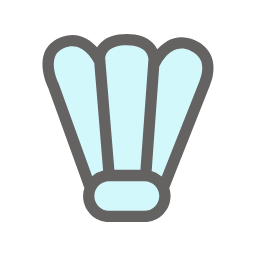 Badminton Shuttlecock Icon, badminton,shuttlecock