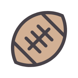 Rugby Ball Icon, rugby,ball