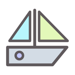 Sailboat Icon, sailboat,sailing