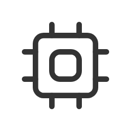 Big Data Chip Icon, big data,chip