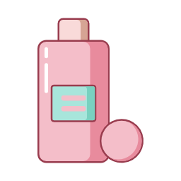 Bottle & Cap Icon, bottle,cap,skincare