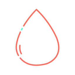 Drop - Shaped Makeup Sponge Icon, makeup sponge,drop sponge