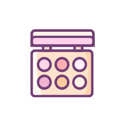 Eye Shadow Palette Icon, eye shadow palette,makeup palette