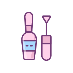 Nail Polish and Tool Icon, nail polish,nail art