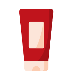 Cosmetic Tube with Cap Icon, cosmetic tube,cap