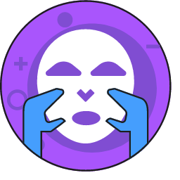 Facial Mask Icon, facial mask,skincare
