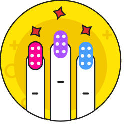Nail Art Icon, nail art,manicure