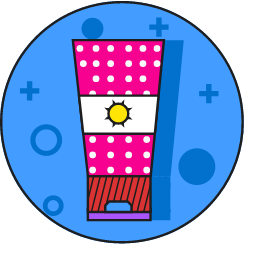 Sunscreen Icon, sunscreen,sun protection