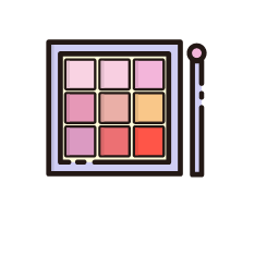 Eyeshadow Palette Icon, eyeshadow palette,makeup palette