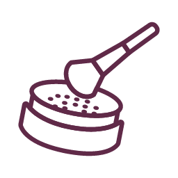 Loose Powder Icon, loose powder,makeup,beauty