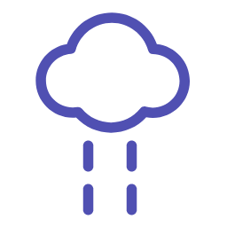 Light Rain - Moderate Rain Icon, light rain,moderate rain,weather