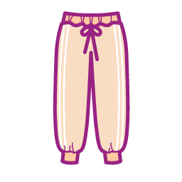 Sports Pants Icon, sports pants,girly pants,pink pants