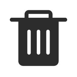 Delete (Outline) Icon, delete,trash,can,outline