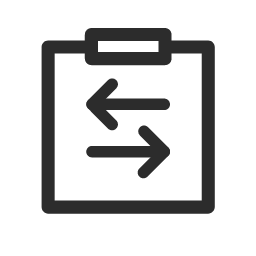Exchange (Outline) Icon, exchange,arrow,outline