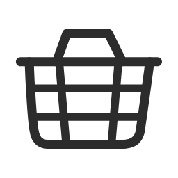 Shopping Basket (Outline) Icon, shopping,basket,outline