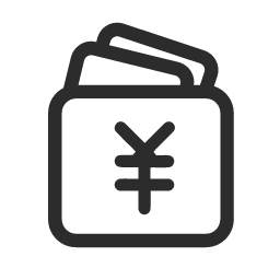 Wallet Yen Icon, wallet,yen