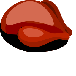 Chicken Meat Icon, chicken,meat