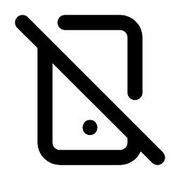 Android Phone Slash Icon, android,prohibition