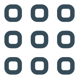 Nine Dots Icon, nine dots,menu,grid