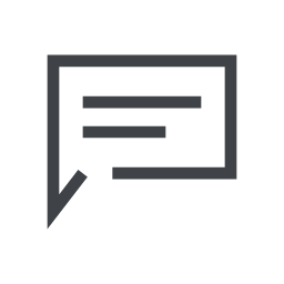 Chat Bubble with Lines Icon, chat,text,bubble