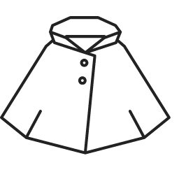 Cloak Icon, cloak,outerwear