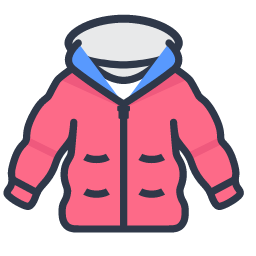 Down Jacket Icon, down jacket,winter coat