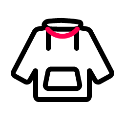 Hooded Sweatshirt Icon, hooded sweatshirt,outerwear