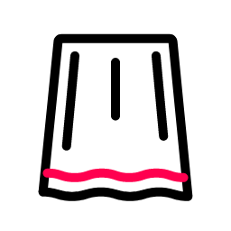 Long Skirt Icon, long skirt,bottoms
