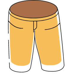 Five - Pointed Pants Icon, five - point pants,shorts