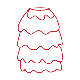 Cake Skirt Icon, cake,skirt