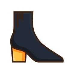 Black High - Heeled Boots Icon, high - heeled boots,footwear