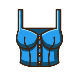 Blue Camisole Icon, camisole,inner wear