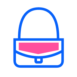 Bag Icon, bag,pink
