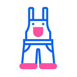 Overalls Icon, overalls,clothing