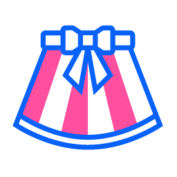 Skirt Icon, skirt,bow
