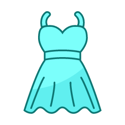 Beach Dress Icon, dress,beach