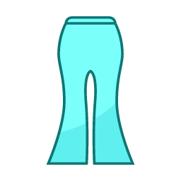 Wide - Leg Pants Icon, pants,wide - leg