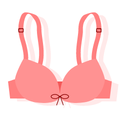 Pink Bra Icon, bra,lingerie,pink