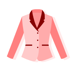 Pink Formal Suit Icon, suit,formal,pink