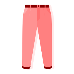 Pink Trousers Icon, trousers,bottoms,pink