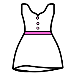 Dress Icon, dress,one - piece