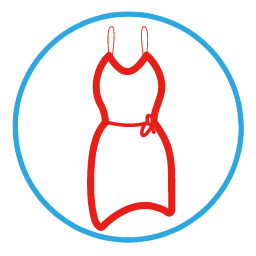 Long Dress Icon, long dress,dress