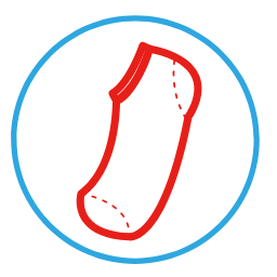 Short Sock Icon, short sock,sock