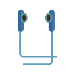 Earphones Icon, earphones,audio,headset