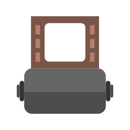 Roll Icon, roll,film,media