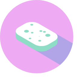 Bath Sponge Icon, bath sponge,skincare tool