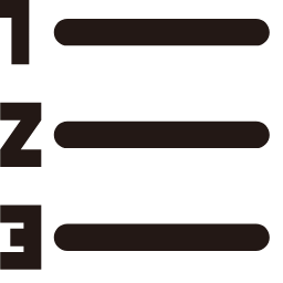 List 4 Icon, list,number,line
