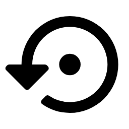 Settings Back Icon, settings back,reload,circle